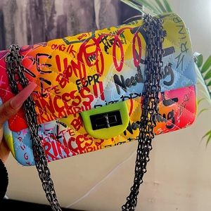 Graffiti purse
